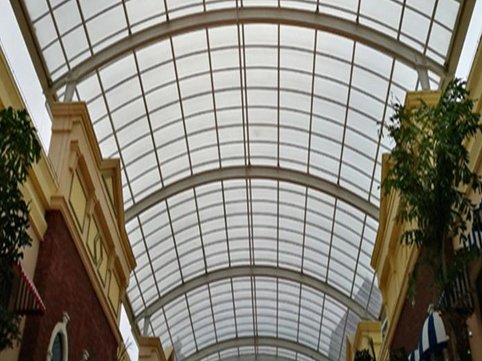 长葛屋面网架顶棚吊装方案